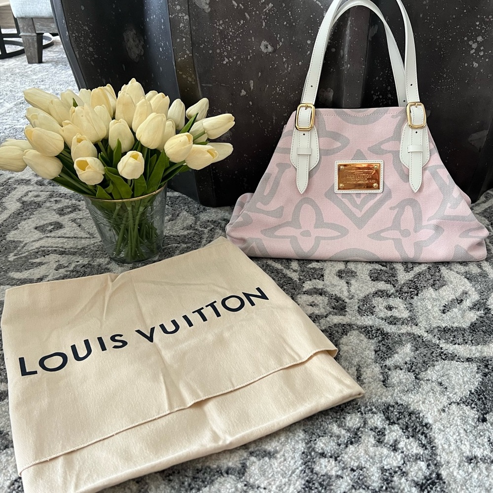 Louis Vuitton Tahitienne Cabas PM Pink / Gray